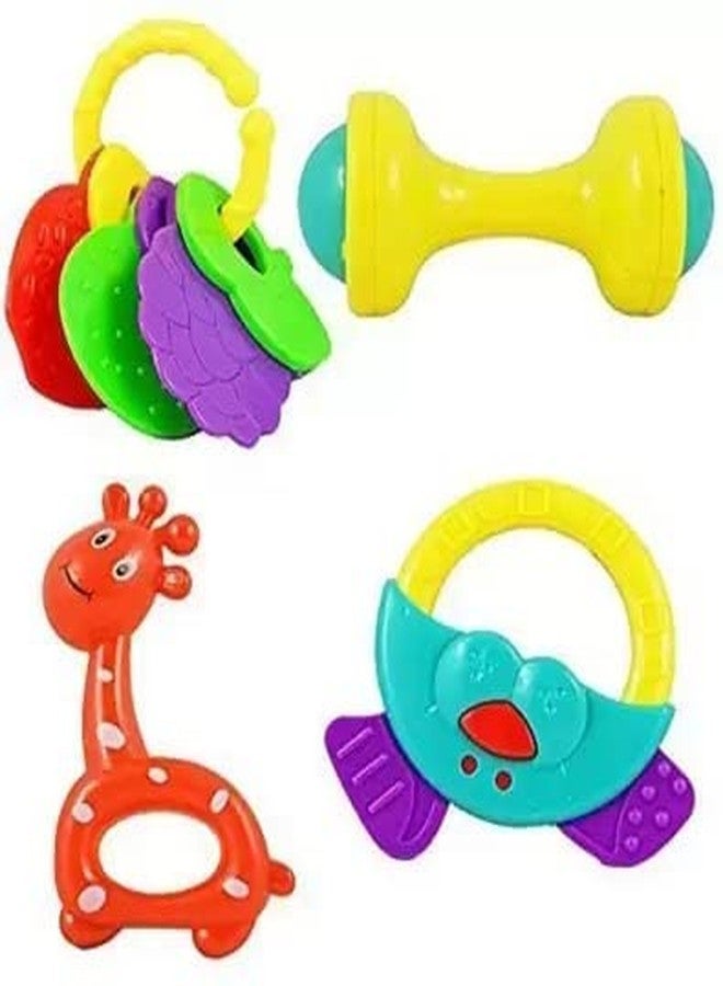 PRIMEFAIR Baby Rattle Toys for Kids Toddlers & Children Plastic for New Born and Infants Rattle (Multicolor) - Image 1